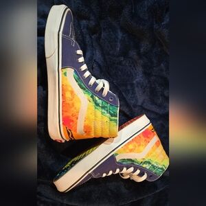 Vans Off The Wall Crayola Men 6.5/Women 8.0 Mashup Melt Hi-Top Shoes No Box